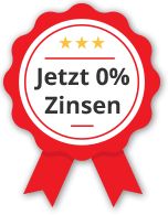 Jetzt 0% Zinsen